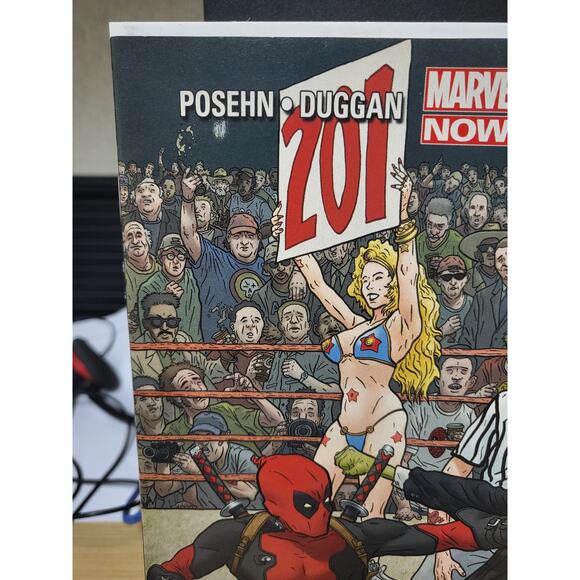 Deadpool #4 2013 2nd Print Geoff Darrow Variant Zombie Presidents Marvel Comics - Picture 2 of 7